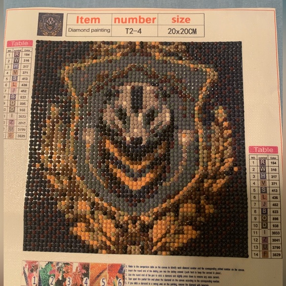 Other - Hufflepuff Diamond Art Painting No Frame